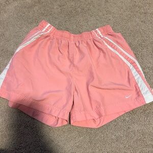 Kids pink Nike shorts